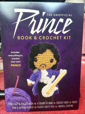NWT Prince Book & Crochet Kit!